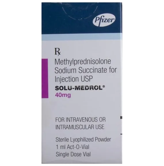 solu medrol 40mg vial injection